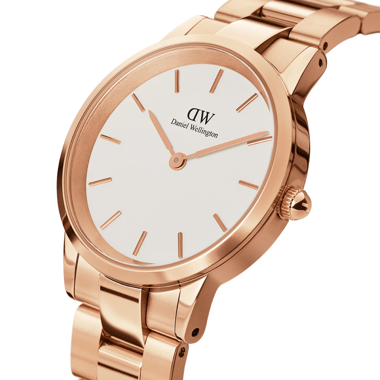 Thumbnail: Daniel Wellington Iconic Link 32mm Rose Gold White DW00100211 Watch