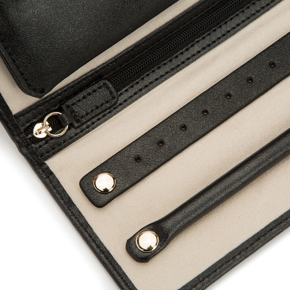 Thumbnail: WOLF - PALERMO JEWELLERY ROLL BLACK ANTHRACITE