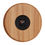 Thumbnail: One Six Eight London Olivia 53cm White with Wood Frame Silent Wall Clock