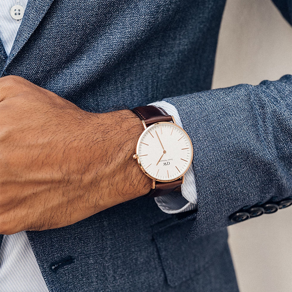 Thumbnail: Daniel Wellington Classic Bristol Rose Gold Brown 40mm DW00100009 Watch