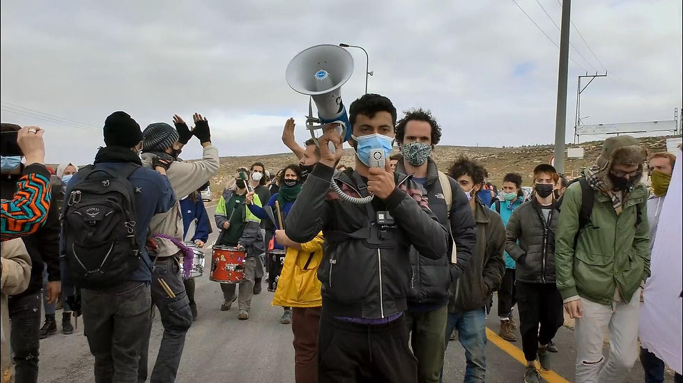 le vere proteste pacifiche in Cisgiordania