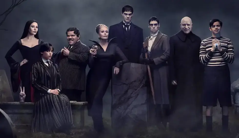 La famiglia Addams nella seconda stagione di Mercoledì