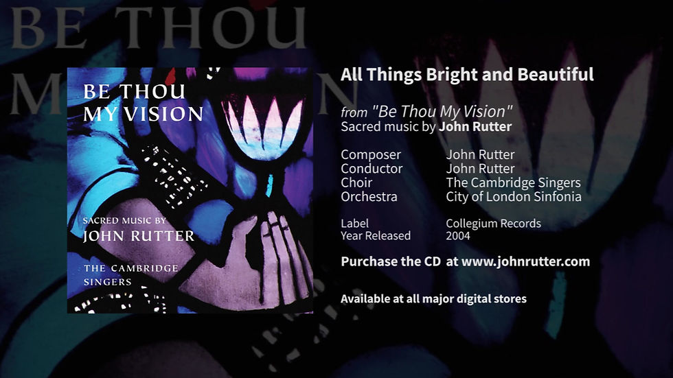 Thumbnail: All Things Bright and Beautiful
