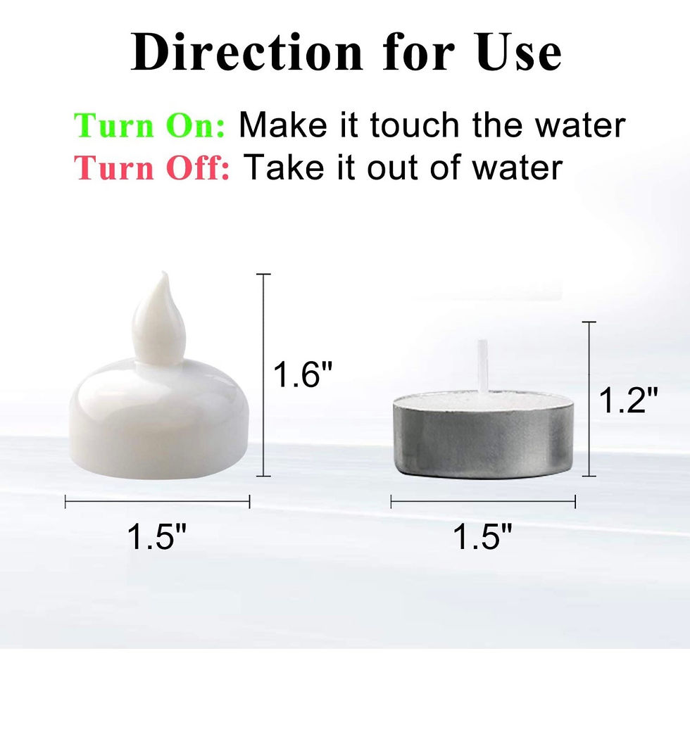 Thumbnail: Water Activated Flameless Floating Candles