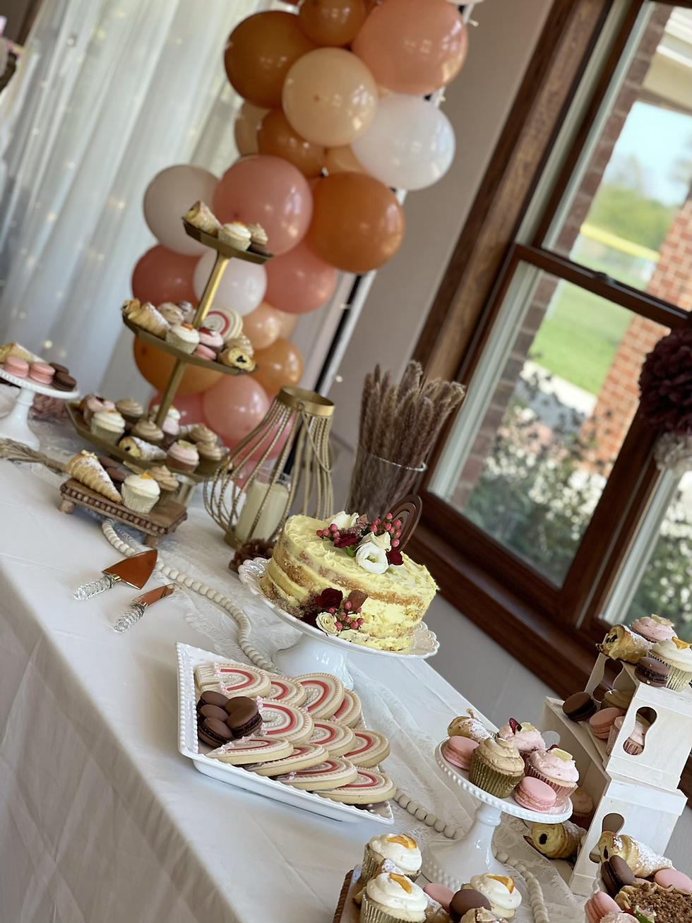 Thumbnail: Three Tiered Gold Sweets Stand