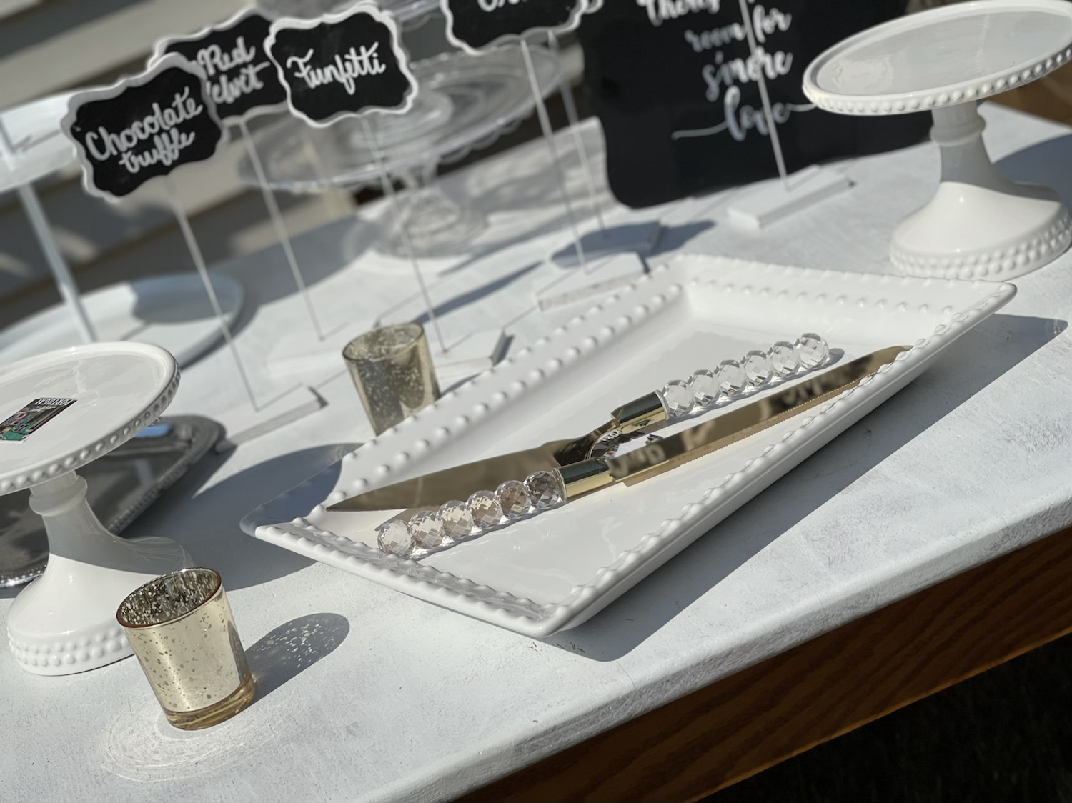 White Porcelain Rectangle Platter 