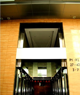 Alt: One Corporate Centre in Ortigas Center, Pasig City – a 54-storey Grade A, PEZA-accredited office tower developed by Amberland Corporation, offering premium office spaces for rent with modern amenities, strategic location, and world-class business facilities along Meralco Avenue.
