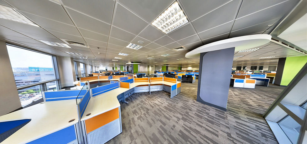 Two E-Com Center in Mall of Asia Complex, Pasay City is a Grade A, PEZA-accredited office building designed for multinational companies, BPO firms, and corporate headquarters. Completed in 2012, this modern dual-tower development offers large and efficient floor plates, advanced building systems, 100% backup power, centralized air-conditioning, and high-speed elevators. Its strategic location provides direct access to SM Mall of Asia, lifestyle and dining options, major hotels, and NAIA Airport. Tenants also enjoy open-air green spaces and stunning views of Manila Bay, making Two E-Com Center one of the most sought-after business addresses in Metro Manila.