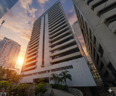 Strata 100 Ortigas Center Pasig City modern office building ideal for BPO and corporate offices, flexible office spaces for lease, prime location near transport hubs, fully equipped for business operations, available office spaces for rent, high-rise commercial building in Ortigas Center, Pasig City.