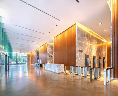 Modern BPO office space for lease at The Podium West Tower, Ortigas Center, Mandaluyong City — Grade A workspace for rent ideal for corporate and IT-BPM companies with sustainable design and premium amenities.