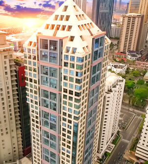 Tycoon Centre Ortigas Center Pasig City – Class A 35-story office and retail building by Amberland Corporation featuring modern facilities, high-speed elevators, ample parking, and prime access to SM Megamall, Ayala Malls The 30th, and major business establishments. Ideal office space for lease in Ortigas.