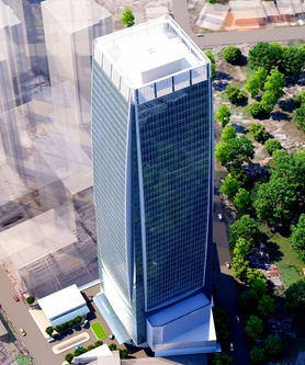 Altaire Makati 45-storey Grade-A office building along Malugay Street, featuring LEED Gold pre-certification, modern amenities, premium office spaces, 24/7 security, and sustainable high-performance design in the Makati CBD.