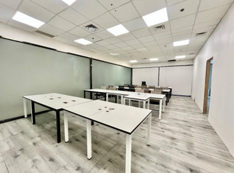 This image features an available office space for rent in Century Diamond Tower, Makati, ideal for BPO or IT-BPM. A premium PEZA-accredited office for lease in Century Diamond Tower, Makati CBD, is displayed. The visual shows a flexible workspace solution inside Century Diamond Tower, suitable for corporate use in Metro Manila. This image presents an efficient high-density office floor plate available for lease in Century Diamond Tower, Makati.