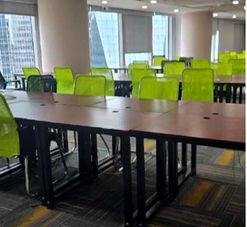 Premium office space interior at PBCOM Tower along 6795 Ayala Avenue in Makati Central Business District, featuring bright open layout, modern finishes, and flexible workspace ideal for corporate and BPO tenants