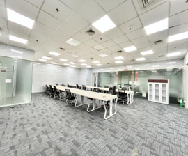 Office unit layout in Century Diamond Tower, Makati – efficient floor plan for medium to large enterprises.