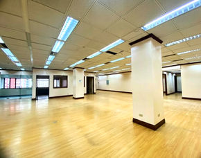Available office spaces for lease in PNB Makati Center, Makati City, suitable for BPO, corporate, or professional offices. Units are offered in bare shell or semi-fitted condition, featuring flexible layouts, smooth flooring, air-conditioning, lighting fixtures, open ceilings, and executive toilets. Ideal for companies seeking a prestigious Makati address with easy access to transport, retail, and nearby business amenities.