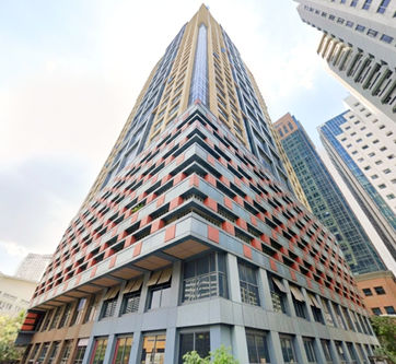 Tycoon Centre Ortigas Center Pasig City – Class A 35-story office and retail building by Amberland Corporation featuring modern facilities, high-speed elevators, ample parking, and prime access to SM Megamall, Ayala Malls The 30th, and major business establishments. Ideal office space for lease in Ortigas.
