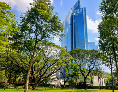 Ayala Triangle Gardens Tower 2 in Makati CBD showcasing premium Grade A office spaces for rent and lease, offering modern facilities, prime business location, direct access to Ayala Triangle Gardens, and ideal for corporate offices, financial institutions, and professional services in Metro Manila.