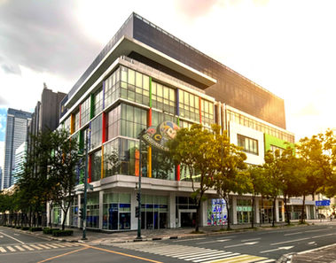 Active Fun Building in Bonifacio Global City, Taguig – a five-storey commercial and office building along 9th Avenue and 28th Street, offering modern office spaces with full backup power and prime access to Bonifacio High Street and Uptown Bonifacio.