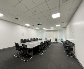 Office unit layout in Century Diamond Tower, Makati – efficient floor plan for medium to large enterprises.
