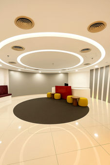 AEON Center Innoland Filinvest Alabang Class A office building for lease, ideal for BPO and corporate offices, featuring large flexible floor plates, high-speed telco connectivity, sustainable 100% renewable energy, modern office amenities, basement and podium parking, prime business location in Metro Manila.