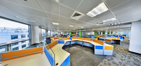 Two E-Com Center in Mall of Asia Complex, Pasay City is a Grade A, PEZA-accredited office building designed for multinational companies, BPO firms, and corporate headquarters. Completed in 2012, this modern dual-tower development offers large and efficient floor plates, advanced building systems, 100% backup power, centralized air-conditioning, and high-speed elevators. Its strategic location provides direct access to SM Mall of Asia, lifestyle and dining options, major hotels, and NAIA Airport. Tenants also enjoy open-air green spaces and stunning views of Manila Bay, making Two E-Com Center one of the most sought-after business addresses in Metro Manila.