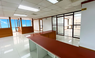 BDO Plaza, formerly First E-Bank Tower, a prime high-rise office building along Paseo de Roxas in Makati City, showcasing modern corporate spaces, excellent CBD accessibility, and a prestigious business address ideal for companies and investors.