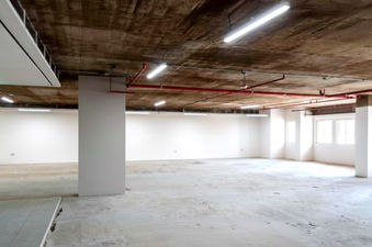 Available office spaces for lease in Keyland Arnaiz South (Formerly Chemphil Building) along Arnaiz Avenue, Makati — Class B office building offering flexible floor areas ideal for BPO and corporate operations.