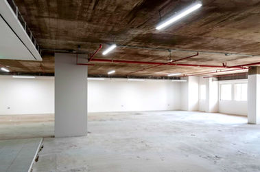 Available office spaces for lease in Keyland Arnaiz South (Formerly Chemphil Building) along Arnaiz Avenue, Makati — Class B office building offering flexible floor areas ideal for BPO and corporate operations.