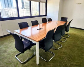 Available office space at Giga Tower 12th Floor, Bridgetowne, Quezon City, offering a 2,490 sqm fitted floor plate ideal for BPO offices, call centers, and outsourcing firms. This PEZA-registered, LEED Gold-certified building ensures sustainable and future-ready operations with 24/7 capability, VRF air-conditioning, and 100% backup power. The 12th Floor provides a plug-and-play layout for high-density seating, supported by multiple fiber-optic telco providers for reliable connectivity. Tenants benefit from ample parking (podium and basement levels), ground-floor retail, and proximity to residential communities, hotels, and Robinsons Galleria Mall. Strategically located along C-5 Road in Bridgetowne, the space offers excellent access to Ortigas, Quezon City, and other major Metro Manila CBDs, making it a prime choice for BPO expansion and multinational office headquarters.