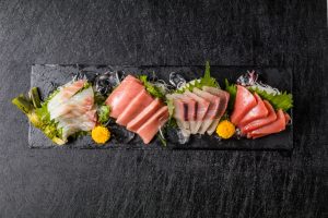 Arranged Food and Objects