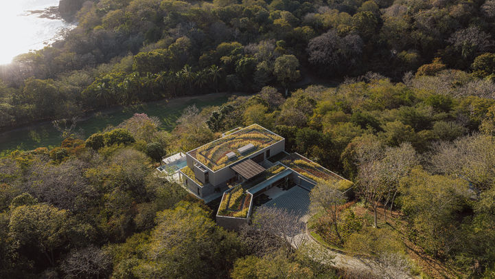 Casa Continuum by Inverse Project in Peninsula Papagayo Costa Rica photographed by architectural photographer Alvaro Fonseca showcasing luxury tropical architecture integrated with landscape