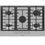 Miniatura: BOSCH – Placa de Gas 30" Serie 300 – 5 Quemadores, Acero inoxidable