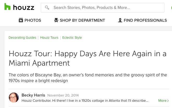 Houzz Tour - Happy Days