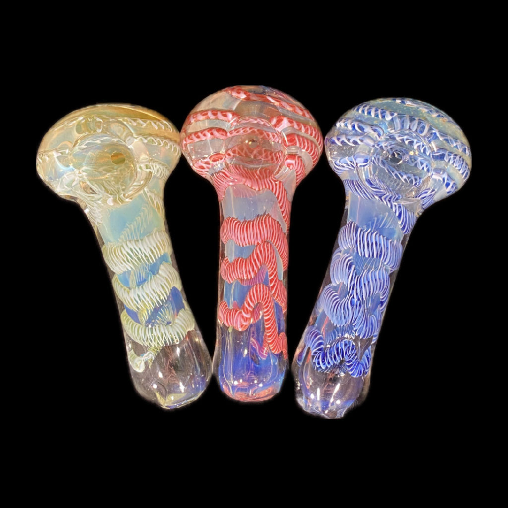 Striped Hand Pipe | 3.5 Inches