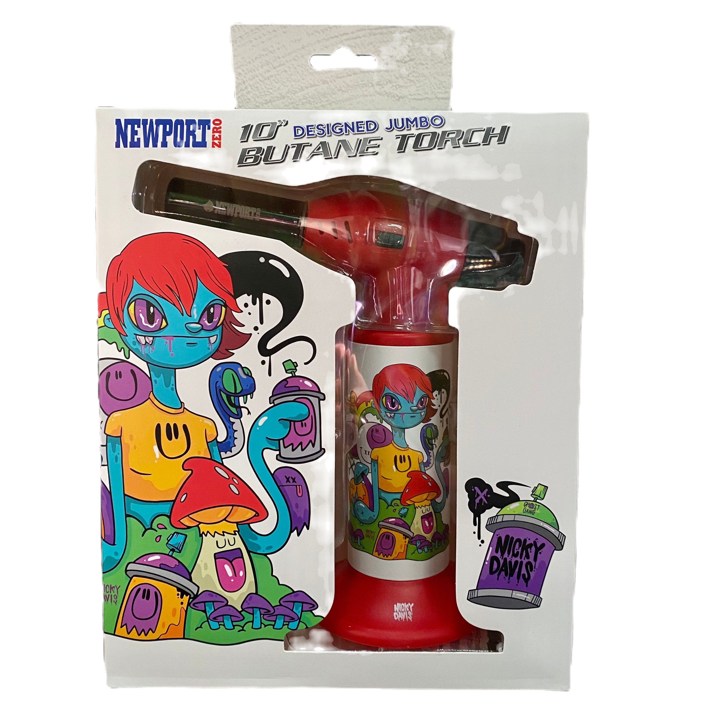 Newport Zero | 10" Jumbo Butane Torch | Designed by Nicky Davis