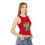 Thumbnail: BAR & GRILL DEMO Women's Micro Rib Racer Tank Top