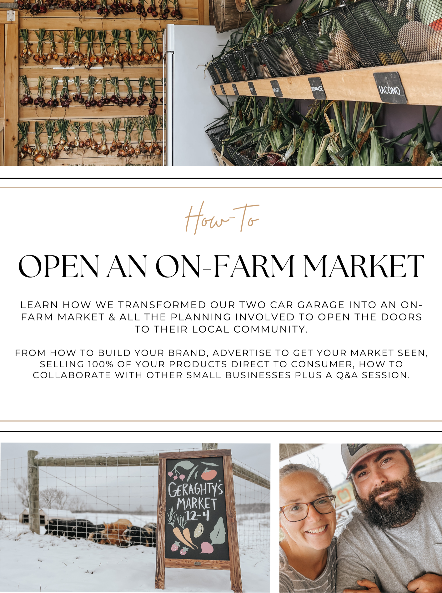 How-To Open an On-Farm Market
