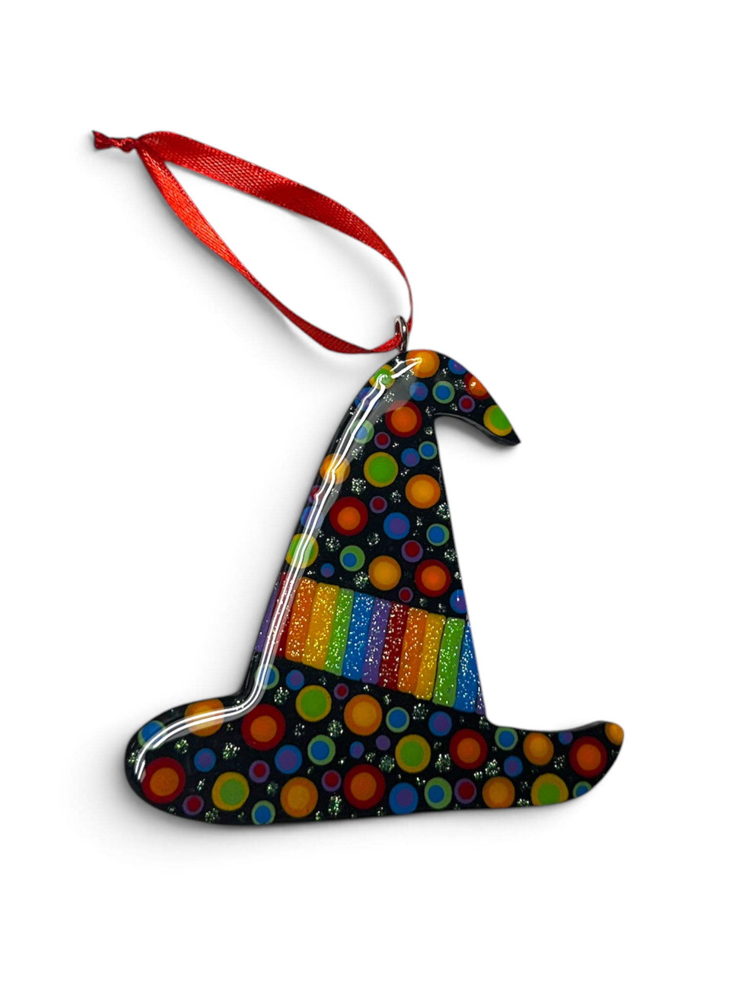 Witch Hat Pride Ornaments - Hand painted - Pride