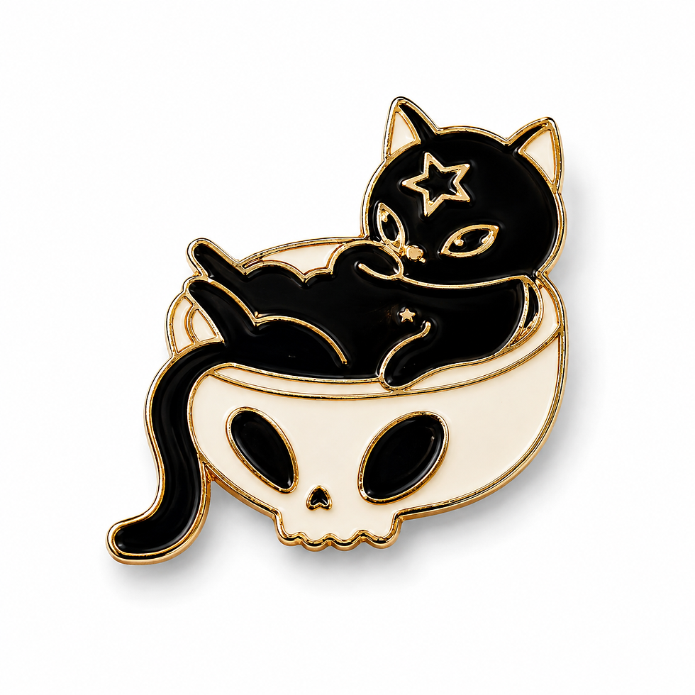 Thumbnail: Black Cat Pins (Group 1)
