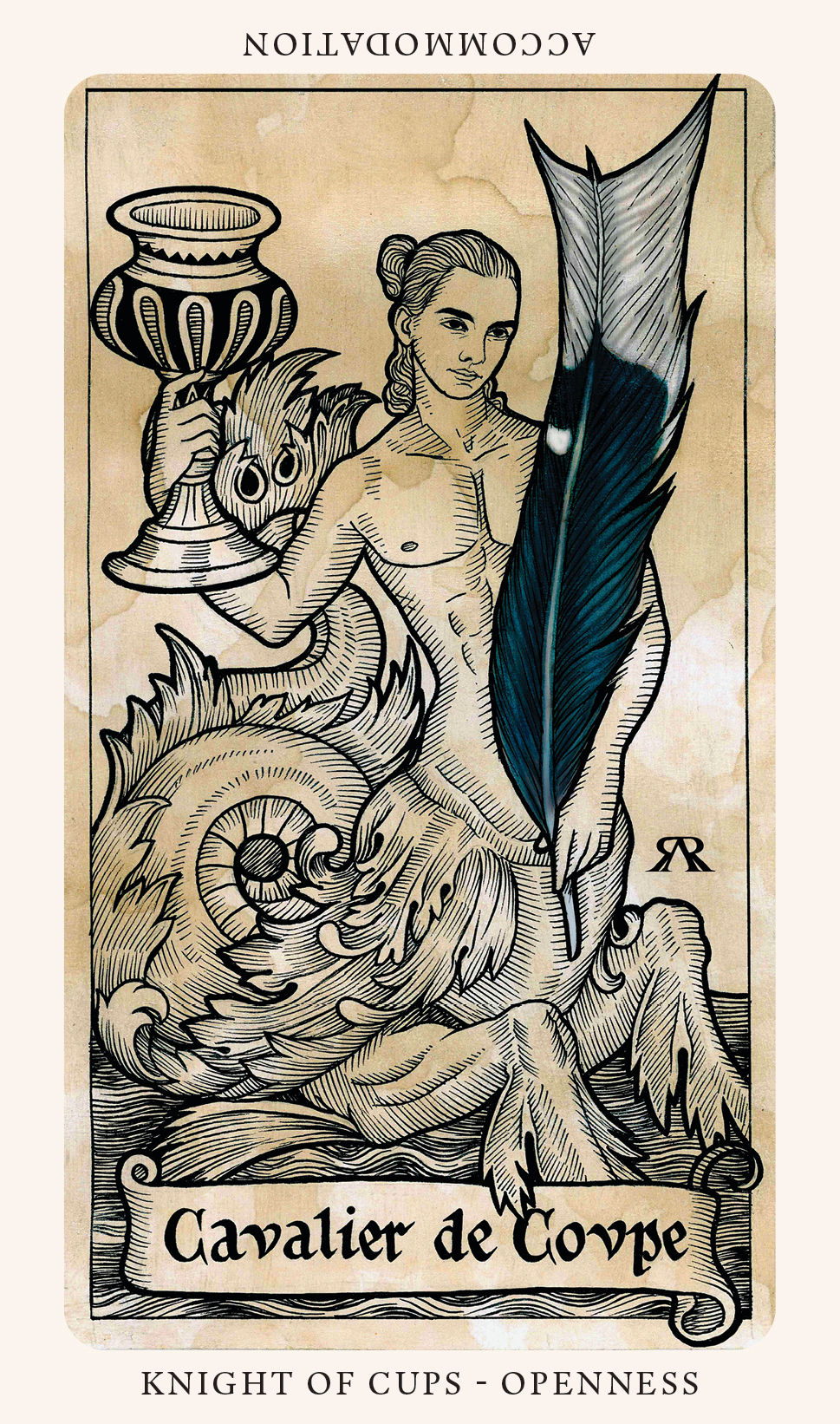 Thumbnail: The Medieval Feathers Tarot