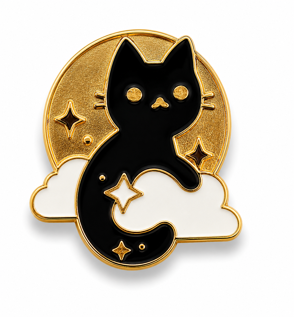 Thumbnail: Black Cat Pins (Group 1)
