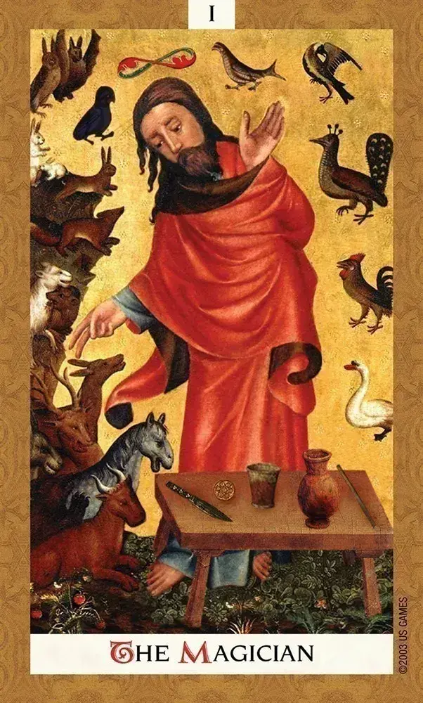 Thumbnail: Golden Tarot Deck