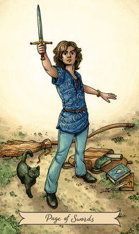 Thumbnail: Everyday Witch Tarot - Mini Deck- Page of Swords