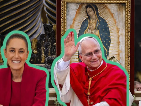 Sheinbaum invita al papa León XIV a visitar México durante llamada por el Día de la Virgen de Guadalupe