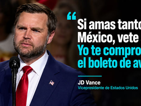 JD Vance arremete contra manifestante que ondeó bandera mexicana en acto republicano