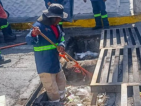 Refuerza Chilpancingo limpieza de rejillas y alcantarillas ante temporada de lluvias