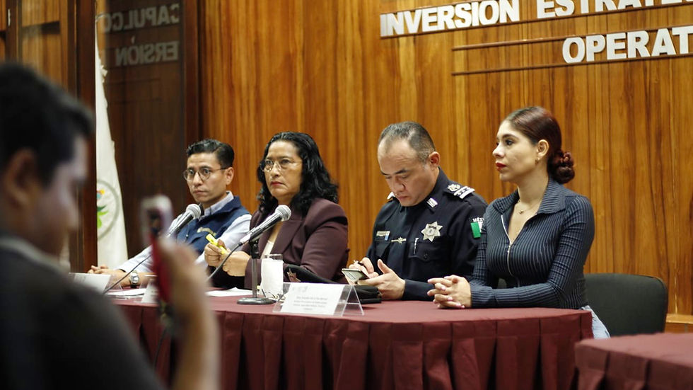 Reporta Abelina López reducción de 41% en homicidios dolosos en Acapulco