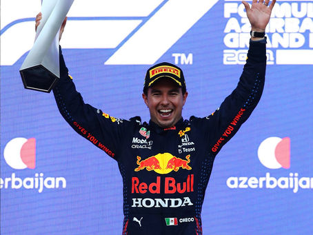 ¡Orgullo mexicano! Checo Pérez arrasa y gana el Gran Premio de Azerbaiyán