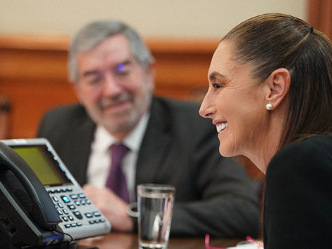 Sheinbaum reporta conversación cordial con Trump en medio de revisión del T-MEC